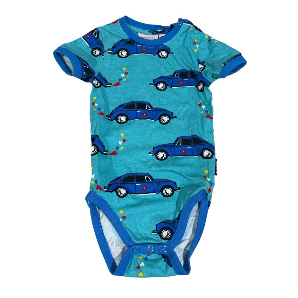 Moromini Car Print Bodysuit Blue Size 80/86 12-18 Months